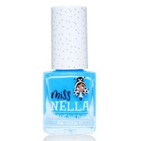 Miss Nella Peel Off Nail Polish Κωδ. 775-01, 4ml - Mermaid Blue - Παιδικό, μη Τοξικό Βερνίκι Νυχιών με Βάση το Νερό