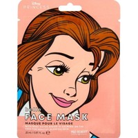 Mad Beauty Disney Princess Belle Face Mask 25ml - Υφασμάτινη Μάσκα Προσώπου για Λάμψη με Έλαιο Τριαντάφυλλου