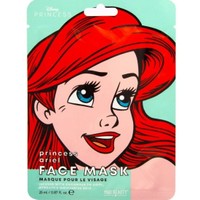 Mad Beauty Disney Princess Ariel Face Mask 25ml - Υφασμάτινη Δροσιστική & Ενυδατική Μάσκα Προσώπου με Αγγούρι
