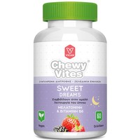 Chewy Vites Adults Sweet Dreams with Melatonin 60 Ζελεδάκια - Μασώμενες Βιταμίνες Ενηλίκων σε Μορφή Ζελεδάκια με Μελατονίνη για την Ομαλή Λειτουργία του Ύπνου