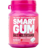 Vican Smart Gum Daily Multivitamin 30 Τεμάχια - Συμπλήρωμα Διατροφής σε Μορφή Τσίχλας με Βιταμίνες & Μέταλλα με Γεύση Πορτοκάλι - Βατόμουρο