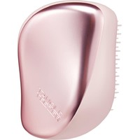 Tangle Teezer Compact Styler Hairbrush for Straight & Curly Hair 1 Τεμάχιο - Pink Matte Chrome - Βούρτσα Μικρού Μεγέθους για το Ξεμπέρδεμα των Μαλλιών & την Απομάκρυνση των Κόμπων