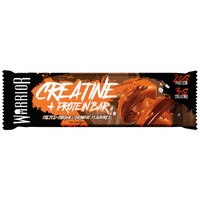 Warrior Creatine & Protein Bar 75gr - Salted Caramel Brownie Flavoured - Συμπλήρωμα Διατροφής Μπάρας Δημητριακών Υψηλής Περιεκτικότητας σε Πρωτεΐνη Ορού Γάλακτος & Κρεατίνη για Δύναμη Ενέργεια & Αντοχή με Γεύση Αλατισμένη Καραμέλα Brownie