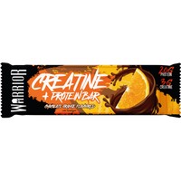 Warrior Creatine & Protein Bar 75gr - Chocolate Orange Flavoured  - Συμπλήρωμα Διατροφής Μπάρας Δημητριακών Υψηλής Περιεκτικότητας σε Πρωτεΐνη Ορού Γάλακτος & Κρεατίνη για Δύναμη Ενέργεια & Αντοχή με Γεύση Σοκολάτα Πορτοκάλι