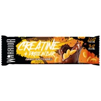 Warrior Creatine & Protein Bar 75gr - Chocolate Peanut Flavoured  - Συμπλήρωμα Διατροφής Μπάρας Δημητριακών Υψηλής Περιεκτικότητας σε Πρωτεΐνη Ορού Γάλακτος & Κρεατίνη για Δύναμη Ενέργεια & Αντοχή με Γεύση Σοκολάτα Φυστίκι