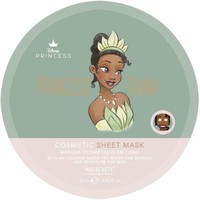 Mad Beauty Disney Princess Tiana Cosmetic Sheet Mask 1x25ml - Υφασμάτινη Αντιοξειδωτική Μάσκα Προσώπου με Άρωμα Πράσινου Τσαγιού