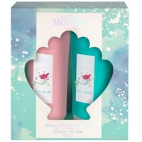 Mad Beauty The Little Mermaid Bath & Body Gift Set Body Lotion 150ml & Body Wash 150ml Κωδ 99524, 1 Τεμάχιο - Αφρόλουτρο & Γαλάκτωμα Σώματος με Άρωμα Καρύδα & Θαλασσινό Νερό Μικρή Γοργόνα