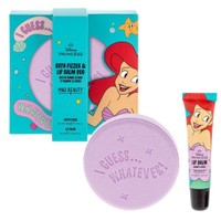 Mad Beauty Promo Bath Fizzers 100g & Lip Balm 10ml - Φρουτώδη Άλατα Μπάνιου & Ενυδατικό Βάλσαμο Χειλιών Εμπνευσμένα από Πριγκίπισσες της Disney