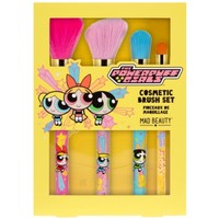 Mad Beauty Disney Powerpuff Girls Super Cute Cosmetic Brush 4 Τεμάχια - Πινέλα Μακιγιάζ Εμπνευσμένο Από το Χαρακτήρα Powerpuff Girls της Disney