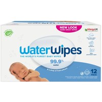 WaterWipes Baby Wipes 0m+, 720 Τεμάχια - Άοσμα Μωρομάντηλα Καθαρισμού με 99.9% Νερό & 0.01% Εκχύλισμα από Σπόρους Γρκέιπφρουτ