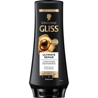 Schwarzkopf Gliss Ultimate Repair Conditioner 200ml - Κρέμα Περιποίησης με 3x Περισσότερη Κερατίνη για Πολύ Ταλαιπωρημένα Μαλλιά