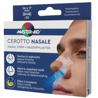 Master Aid Cerotto Nasal Strip 56x17mm 30 Τεμάχια - Ρινική Ταινία για Βελτίωση της Αναπνοής & Μείωση του Ροχαλητού