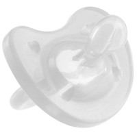 Chicco Physio Forma Soft Silicone Soother 6-16m 1 Τεμάχιο - Διάφανο - Ορθοδοντική Πιπίλα Σιλικόνης