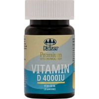 Kaiser Vitamin D 4000IU 120caps - Συμπλήρωμα Διατροφής με Βιταμίνη D για την Καλή Λειτουργία των Οστών & Ανοσοποιητικού