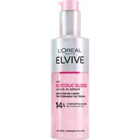 L'oreal Paris Elvive Glycolic Gloss Leave-in Serum 150ml - Ορός για Λάμψη & Λείανση των Μαλλιών με Γλυκολικό Οξύ