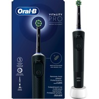 Oral-B Vitality Pro Electric Toothbrush Μαύρο 1 Τεμάχιο - Ηλεκτρική Οδοντόβουρτσα με Χρονοδιακόπτη & 3 Προγράμματα Βουρτσίσματος