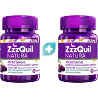 Σετ ZzzQuil Natura Melatonin 60 Softgels (2x30 Softgels) - Συμπλήρωμα Διατροφής με Μελατονίνη σε Ζελεδάκι για Ταχύτερο Ύπνο