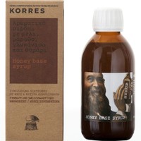 Korres Honey Base Syrup 200ml - Αρωματικό Σιρόπι με Μέλι, Μάραθο, Γλυκάνισο & Θυμάρι