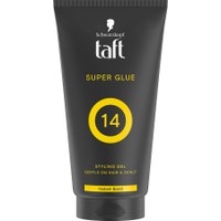 Schwarzkopf Taft Super Glue 14 Instant Bond 150ml - Gel Μαλλιών για Δυνατό Κράτημα 24 Ωρών που δεν Κολλάει & δεν Αφήνει Κατάλοιπα