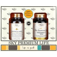 Sky Premium Life Promo Bodyguard Targeted Action Formula 60caps & Δώρο Vitamin C 500mg Prolonged Release 60tabs - Συμπλήρωμα Διατροφής με Φόρμουλα Στοχευμένης Δράσης για την Ενίσχυση του Ανοσοποιητικού Συστήματος & Συμπλήρωμα Διατροφής με Βιταμίνη C Βραδείας Αποδέσμευσης για Ενίσχυση του Ανοσοποιητικού & Αντιοξειδωτική Δράση