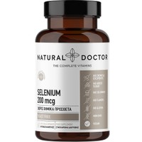 Natural Doctor Selenium 200 mcg 60veg.caps - Συμπλήρωμα Διατροφής Οργανικού Σελήνιου για τη Φυσιολογική Λειτουργία του θυρεοειδή, & Υγιή Μαλλιά & Νύχια