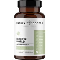 Natural Doctor Berberine Complex 60veg.caps - Συμπλήρωμα Διατροφής με Εκχύλισμα Βερβερίνης & Φυτοσωμιακή Βερβερίνη για Υποστήριξη της Μεταβολικής Υγείας, Βελτίωση του Λιπιδαιμικού Προφίλ & Αποδοτικότερη Διαχείριση Βάρους