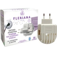 Power Health Fleriana Εντομοαπωθητικά Πλακίδια & Ηλεκτρική Συσκευή για Κουνούπια & Σκνίπες 30πλακίδια