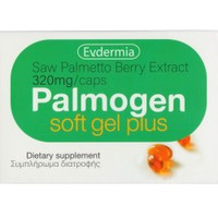 Evdermia Palmogen Plus 30caps - Συμπλήρωμα Διατροφής Εκχυλίσματος του Βοτάνου Saw Palmetto για την Αντιμετώπιση των Συμπτωμάτων της Καλοήθους Υπερπλασίας του Προστάτη