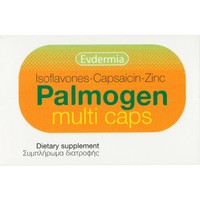 Evdermia Palmogen Multi 30caps - Συμπλήρωμα Διατροφής Εκχυλίσματος του Βοτάνου Saw Palmetto, Βιταμινών & Μετάλλων για την Καλή Υγεία του Τριχωτού της Κεφαλής, Κατά της Ανδρικής Τριχόπτωσης