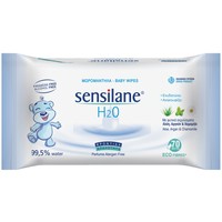 Sidifresh Sensilane H2O Baby Wipes 70 Τεμάχια - Μωρομάντηλα με Φυτικά Εκχυλίσματα Αλόη, Αργκάν & Χαμομήλι