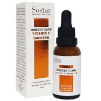 Sostar Mornin' Glow Vitamin C Booster 30 ml - Αντιοξειδωτικός Ορός Προσώπου για Άμεση Λάμψη & Ομοιόμορφη Όψη