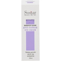 Sostar Mornin' Glow Anti-Fatigue Eye Cream 30ml - Ενυδατική Κρέμα Ματιών Κατά της Κουρασμένης Όψης