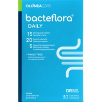 Olonea Bacteflora Daily 30veg.caps - Συμπλήρωμα Διατροφής Προβιοτικών για την Ενίσχυση του Εντερικού Μικροβιώματος