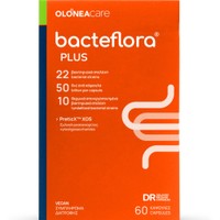 Olonea Bacteflora Plus 60caps - Συμπλήρωμα Διατροφής με Προβιοτικά & Πρεβιοτικά για την Ισορροπία του Εντερικού Μικροβιώματος & την Καλή Λειτουργία του Εντέρου