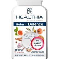 Healthia Natural Defence 850mg 90caps - Συμπλήρωμα Διατροφής Μαγνησίου & Εκχυλίσματος Βοτάνων για την Ενίσχυση του Ανοσοποιητικού Έναντι Παθογόνων Μικροοργανισμών