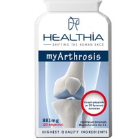 Healthia My Arthrosis 120caps - Συμπλήρωμα Διατροφής με Γλυκοζαμίνη, MSM Βιταμίνη C & Εκχυλίσματα Βοτάνων για την Καλή Υγεία των Αρθρώσεων & του Χόνδρου