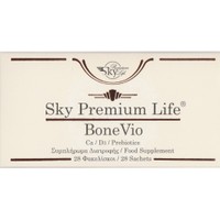 Sky Premium Life Bone Vio 28 Sachets - Συμπλήρωμα Διατροφής Πρεβιοτικών, Ασβεστίου & Βιταμίνης D3 για τη Φυσιολογική Λειτουργία των Μυών & τη Διατήρηση της Φυσικής Κατάστασης των Οστών