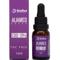 AliaMed Σταγόνες Κανναβιδιόλης Περιεκτικότητας 10%, 15ml - Ιδανικές για την Αντιμετώπιση Ημικρανιών με Έλαιο Κάνναβης