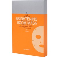 Youth Lab Brightening Boom Sheet Mask 4x23g - Εμποτισμένη Υφασμάτινη Μάσκα Προσώπου με Λευκαντική, Αναπλαστική & Ενυδατική Δράση 