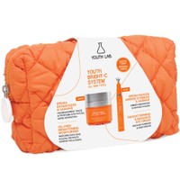 Youth Lab Promo Brightening Vit-C Cream Gel 50ml & Illuminating & Firming Youth Shot for Eyes Cream 15ml & Δώρο Νεσεσέρ 1 Τεμάχιο - Αντιρυτιδική Κρέμα Τζέλ για Λαμπερή, Λεία & Αναζωογονημένη Επιδερμίδα & Αντιγηραντική Κρέμα Άμεσης Σύσφιξης & Λάμψης για την Περιοχή των Ματιών