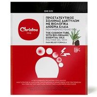 Christou Polymer Gel Toe Cushion Tube 12cm CH-002 One Size 1 Τεμάχιο - Προστατευτικός Σωλήνας Δακτύλων για Κάλους, Φουσκάλες, Ονυχομυκητιάσεις με Βιολογικά Αιθέρια Έλαια
