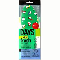 Christou Days Kids Fresh Thunderbolts CH-064/CH-065 Mint & Citrus Πράσινο 1 Ζευγάρι - Παιδικοί Αποσμητικοί Πάτοι Καθημερινής Χρήσης με Βιολογικά Αιθέρια Έλαια Μέντας & Κίτρου