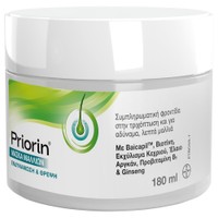 Priorin Nourishing & Strengthening Hair Mask 180ml - Μάσκα Μαλλιών για Συμπληρωματική Φροντίδα στην Τριχόπτωση για Αδύναμα & Λεπτά Μαλλιά