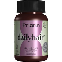 Priorin Dailyhair Biotin 30 Ζελεδάκια - Συμπλήρωμα Διατροφής με Εκχύλισμα Κολοκύθας, Σελήνιο, Ψευδάργυρο & Βιοτίνη για τη Διατήρησης της Καλής Υγείας των Μαλλιών με Γεύση Μύρτιλο