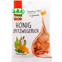 Kaiser Honig & Spitzwegerich 90g - Καραμέλες για τον Ερεθισμένο Λαιμό & τον Βήχα με Γεύση Μέλι & Πεντάνευρο