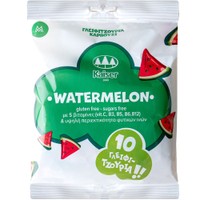 Kaiser Vitamins & Natural Fibers Watermelon Lollipops 10 Τεμάχια - Συμπλήρωμα Διατροφής Γλειφιτζούρι με Βιταμίνες & Υψηλή Περιεκτικότητα σε Φυτικές Ίνες για Ενέργεια & Τόνωση με Γεύση Καρπούζι