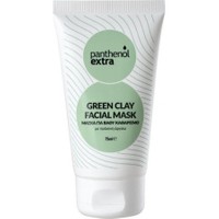 Medisei Panthenol Extra Green Clay Facial Mask 75ml - Μάσκα Προσώπου για Βαθύ Καθαρισμό με Πράσινη Άργιλο