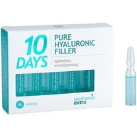 Medisei Panthenol Extra 10 Days Pure Hyaluronic Filler 10x2ml - Ενυδατικός Ορός Προσώπου με Υαλουρονικό Οξύ για Αντιγήρανση
