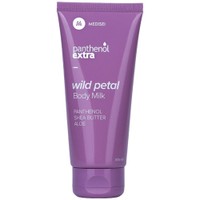 Medisei Panthenol Extra Wild Petal Body Milk 100ml - Ενυδατικό Γαλάκτωμα Σώματος με Πανθενόλη, Βουτυρό Καριτέ & Αλόη
