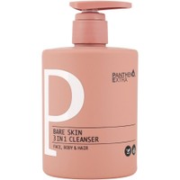 Panthenol Extra Bare Skin 3in1 Cleanser 500ml - Γυναικείο Αφρόλουτρο για Πρόσωπο, Σώμα & Μαλλιά με Άρωμα Γιασεμί με Αντλία